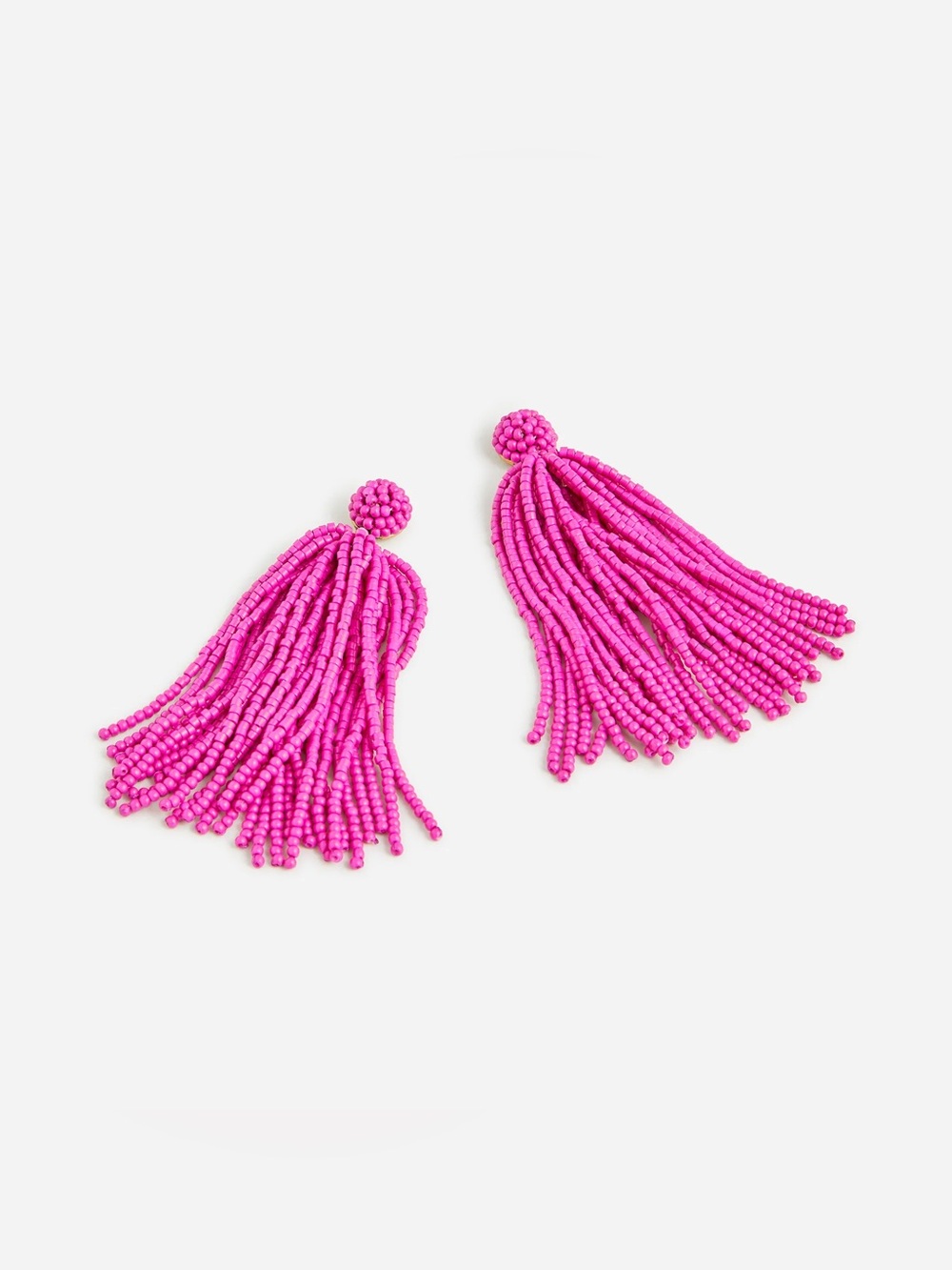 J. Crew Pink Tassel Earrings New